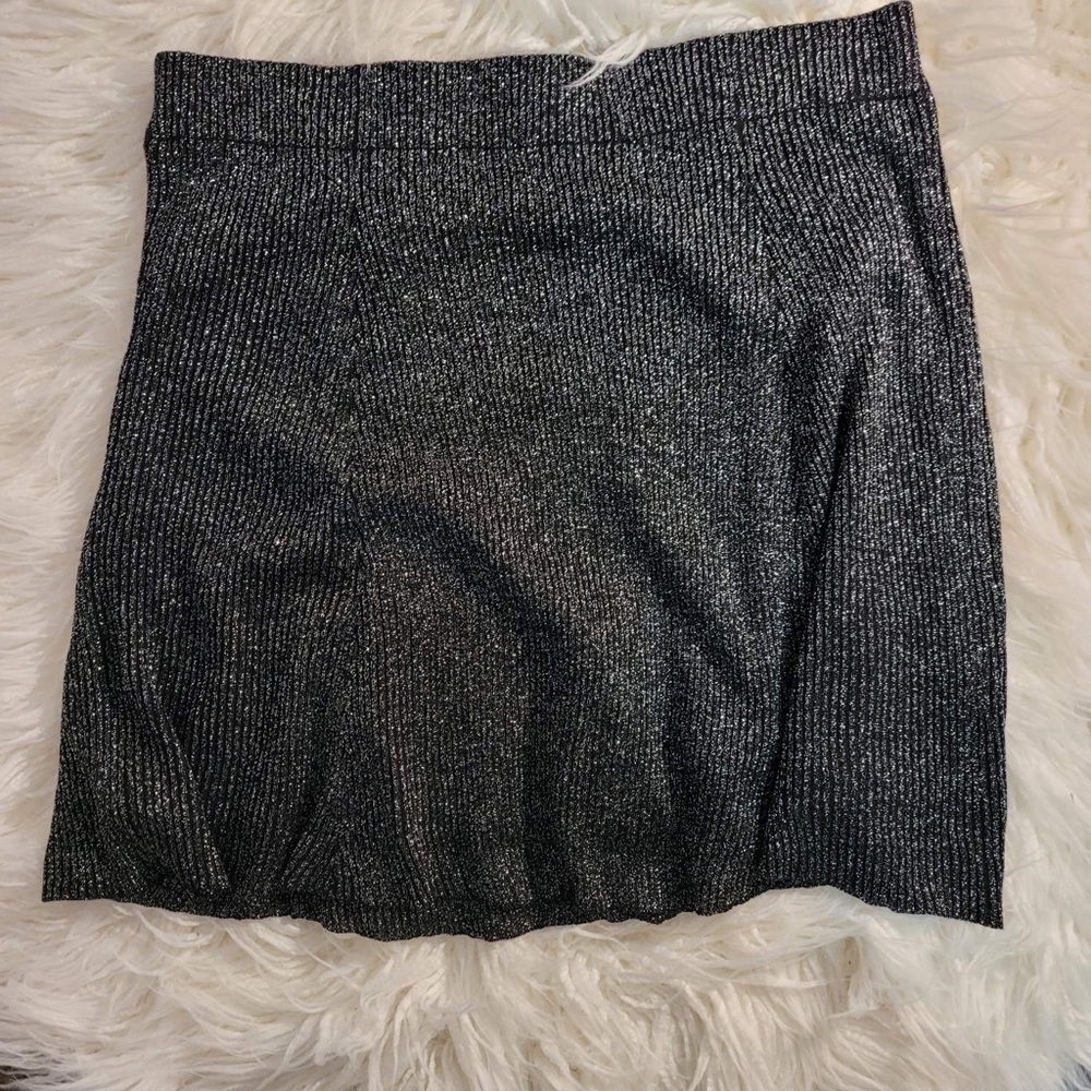 black sparkly skirt